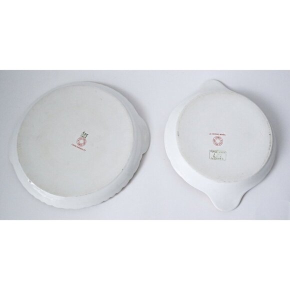 Antique Nippon London Crockery Tea Set For Two Tea Cup & Saucer Tidbit Plates - Picture 6 of 7